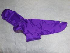 画像3: 紫（内:ブルーグレー千鳥格子）レインコートL (3)